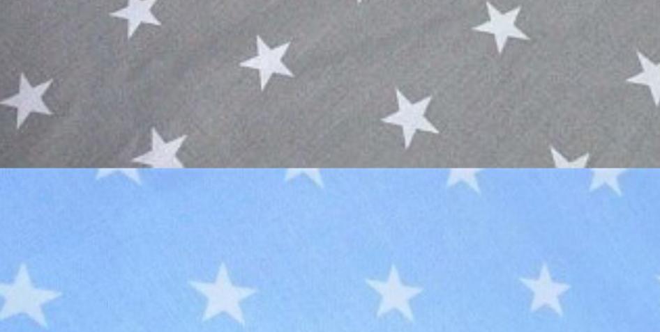 Сменная наволочка на подушку для беременных цвета: Звезды комби серо-голубые